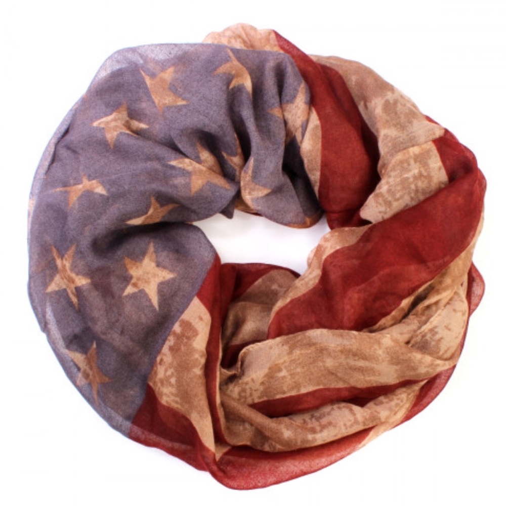 Patriotic Infinity Scarf 🌸Sale